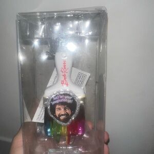 Bob Ross Paintbrush Ornament NIB Kurt Adler